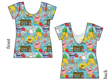 Load image into Gallery viewer, Bikini Bottom Ladies&#39; Low Back Ballerina Tee