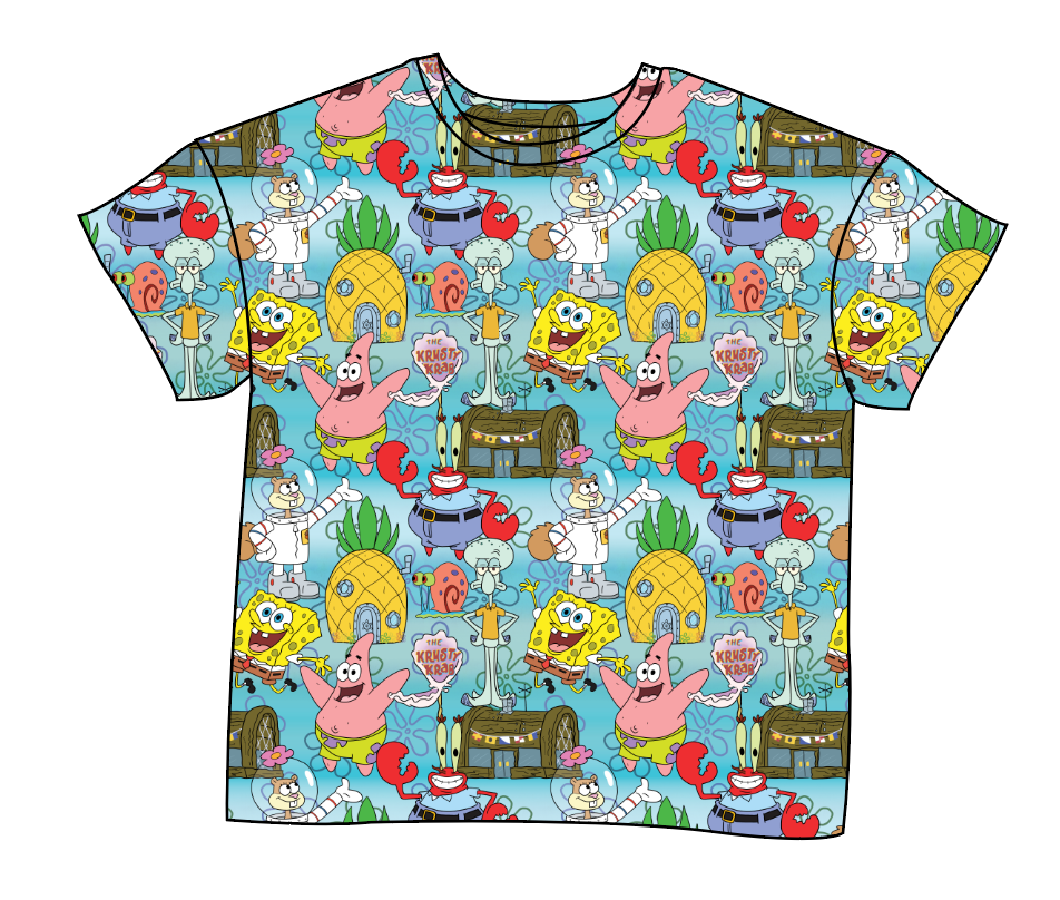 Bikini Bottom Ladies' Oversized Tee