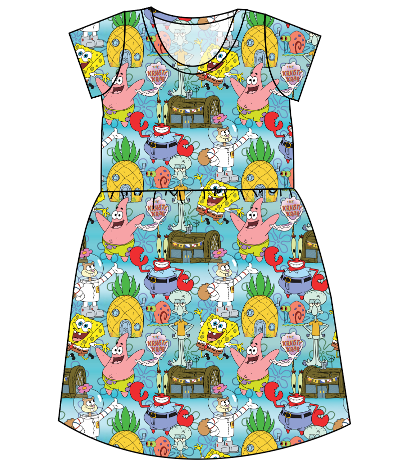 Bikini Bottom Ladies' Play Dress