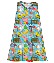Load image into Gallery viewer, Bikini Bottom Ladies&#39; Swing Dress