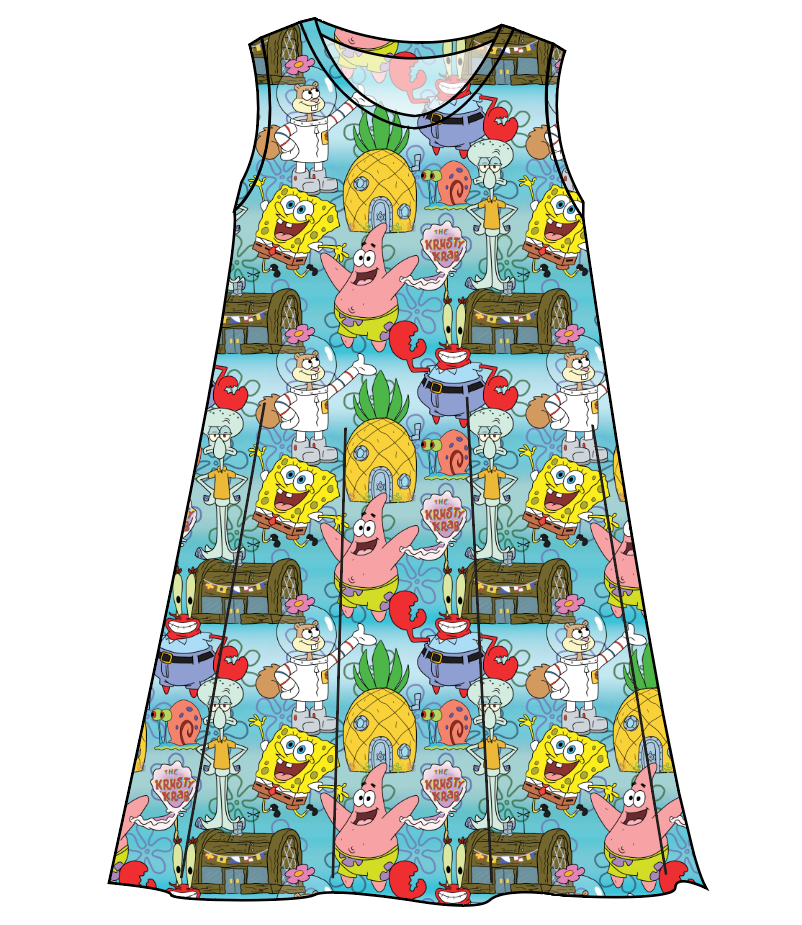Bikini Bottom Ladies' Swing Dress