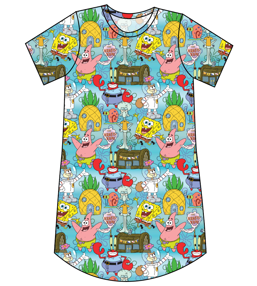 Bikini Bottom Ladies' T-Shirt Dress