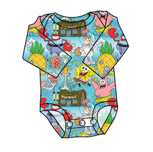 Load image into Gallery viewer, Bikini Bottom Lap Neck Bodysuit