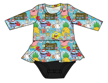 Load image into Gallery viewer, Bikini Bottom Peplum Top