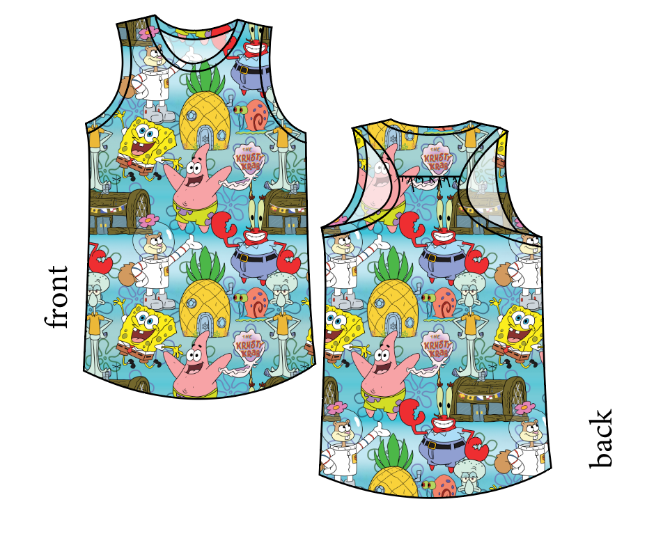 Bikini Bottom Summer Tank