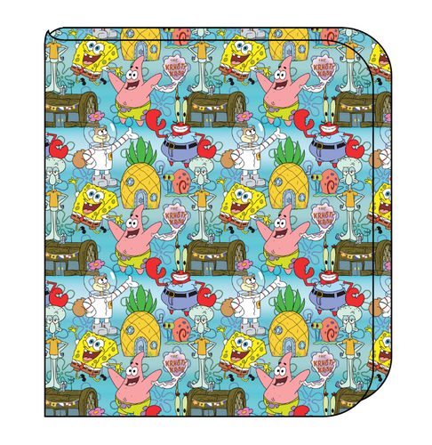 Bikini Bottom Swaddle Blanket