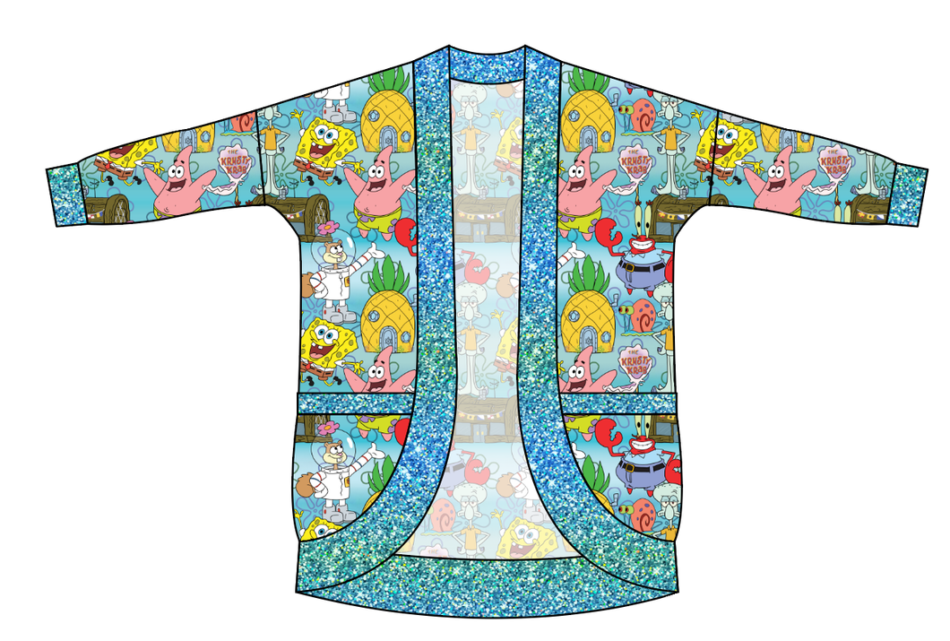 Bikini Bottom Ladies' Cocoon Cardigan