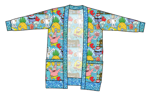 Bikini Bottom Ladies' Grandpa Cardigan