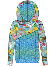 Load image into Gallery viewer, Bikini Bottom Ladies Hoodie