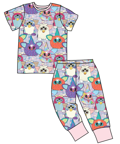 Furry Friends Basic Loungewear Set