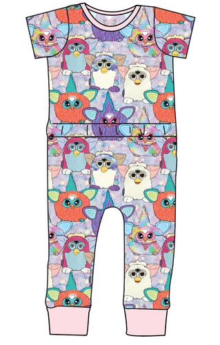 Furry Friends Bennett Pants and Shorts Length T-Shirt Romper