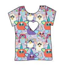 Load image into Gallery viewer, Furry Friends Cambria Heart Back Tee