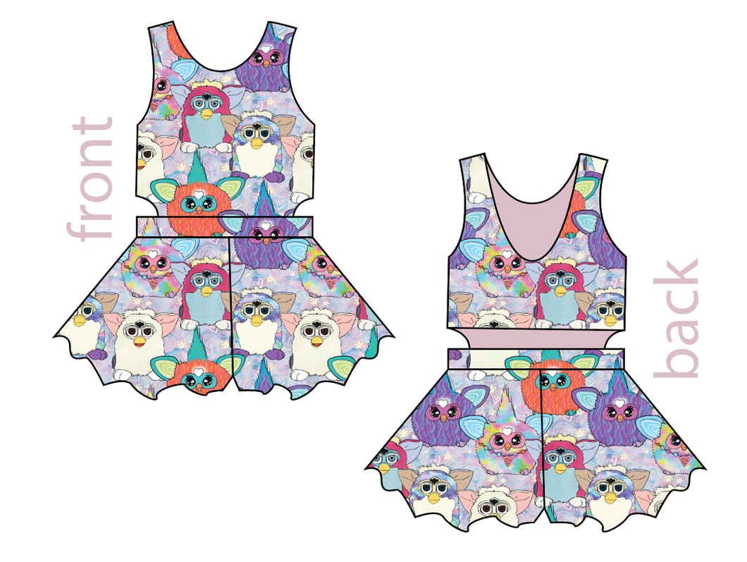 Furry Friends Kids Playsuit