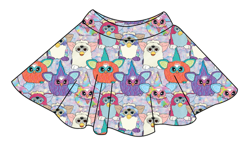 Furry Friends Ladies' Circle Skirt