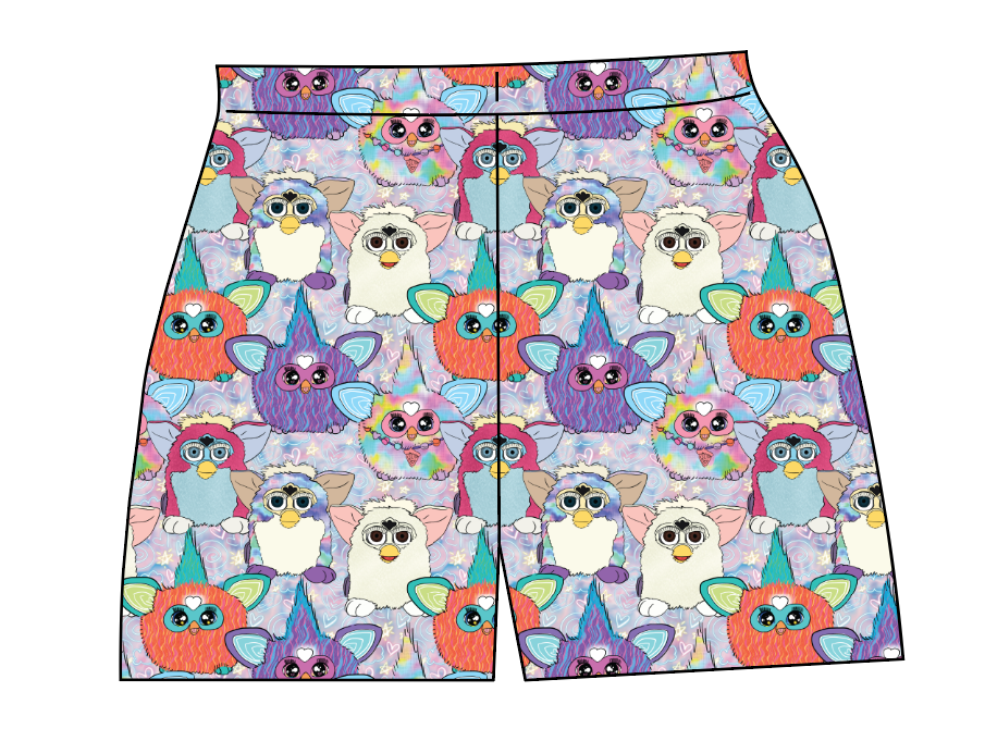 Furry Friends Ladies' Lounge Shorts