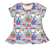 Load image into Gallery viewer, Furry Friends Ladies&#39; Peplum Top