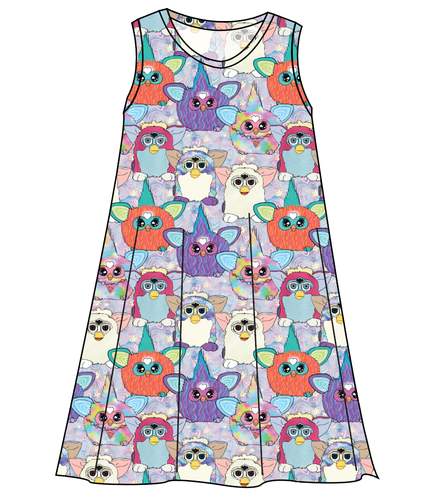 Furry Friends Ladies' Swing Dress