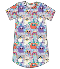 Load image into Gallery viewer, Furry Friends Ladies&#39; T-Shirt Dress