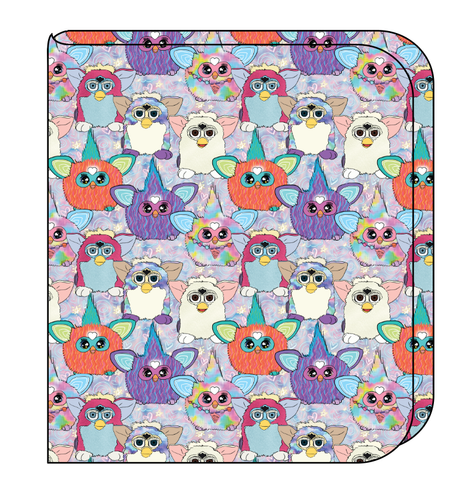 Furry Friends Swaddle Blanket