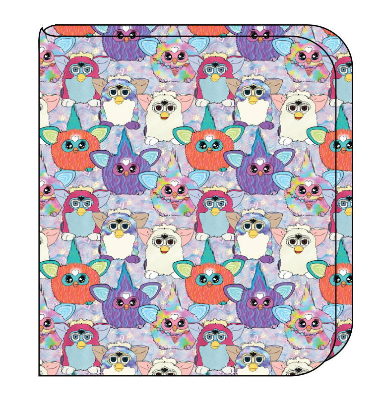 Furry Friends Swaddle Blanket