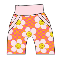 Load image into Gallery viewer, Smiley Flowers Beanpole Pants And Shorts