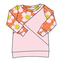 Load image into Gallery viewer, Smiley Flowers Classic Hoodie (or Crewneck)