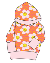 Load image into Gallery viewer, Smiley Flowers Grow With Me Hoodie (or Crewneck)