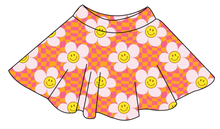 Load image into Gallery viewer, Smiley Flowers Ladies&#39; Circle Skirt