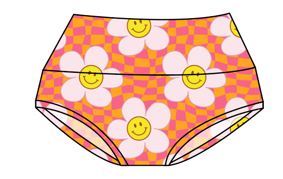 Smiley Flowers Ladies' Underwear