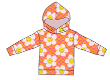 Load image into Gallery viewer, Smiley Flowers Oversized Hoodie