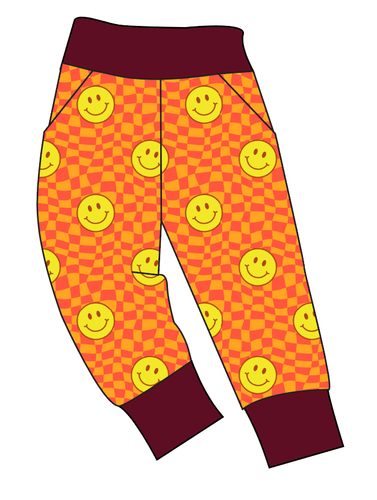 Smiley Checks Basic Joggers And Jogger Shorts