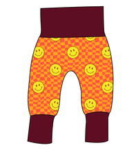 Load image into Gallery viewer, Smiley Checks Grow With Me Pants And Shorts