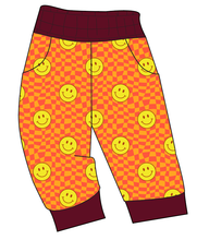Load image into Gallery viewer, Smiley Checks Ladies&#39; Joggers and Jogger Shorts