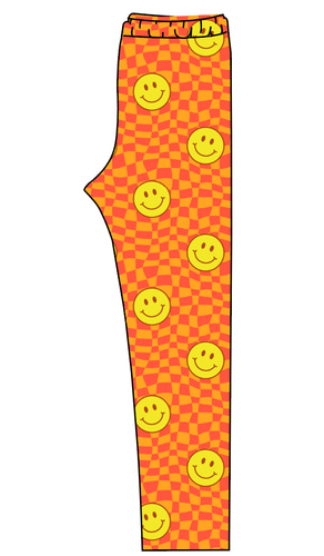 Smiley Checks Ladies' Lounge Leggings