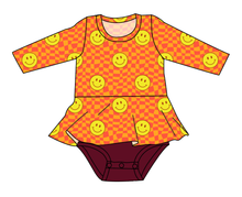 Load image into Gallery viewer, Smiley Checks Peplum Top