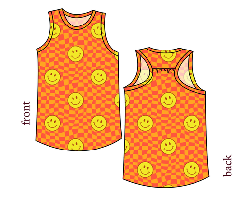 Smiley Checks Summer Tank