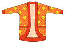 Load image into Gallery viewer, Smiley Checks Ladies&#39; Cocoon Cardigan