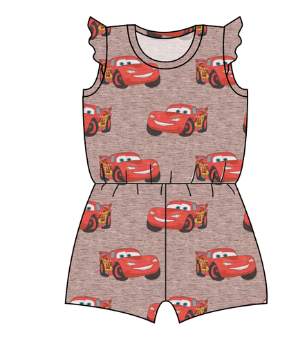 Vintage Lightning Ivy Summer Romper