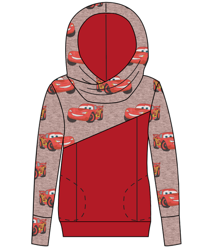 Vintage Lightning Ladies Hoodie