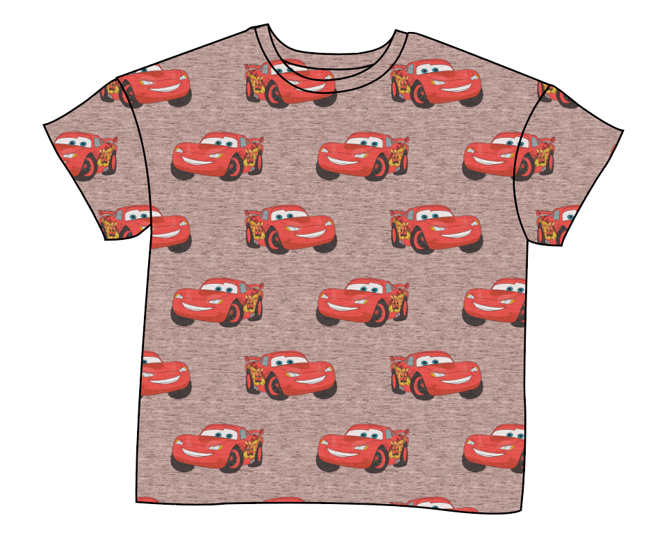 Vintage Lightning Ladies' Oversized Tee