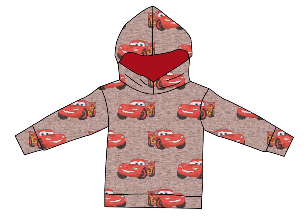 Vintage Lightning Oversized Hoodie