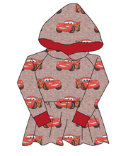 Load image into Gallery viewer, Vintage Lightning Peplum Hoodie (or Crewneck)