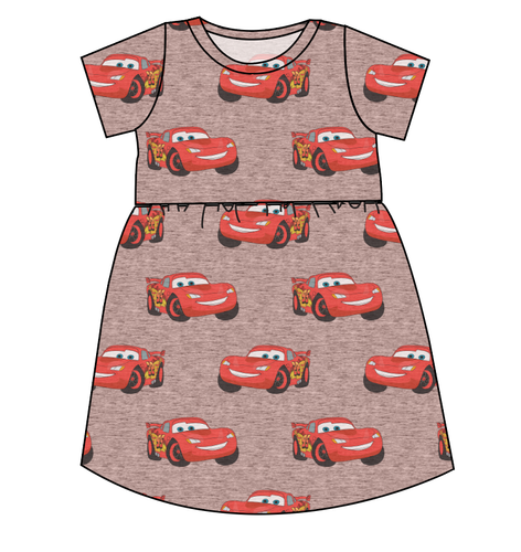 Vintage Lightning Play Dress