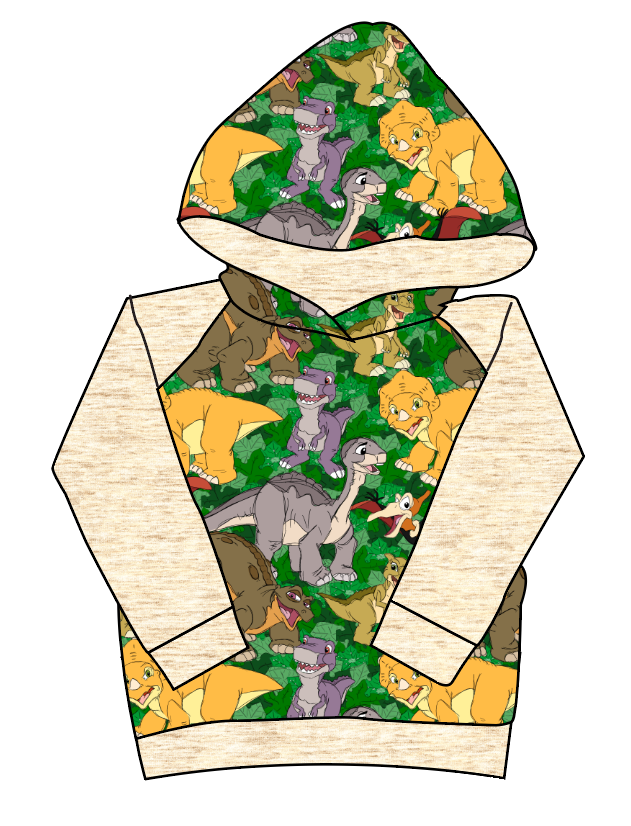 Prehistoric Pals Classic Hoodie (or Crewneck)