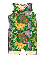 Load image into Gallery viewer, Prehistoric Pals Emmett Pants And Shorts T-Shirt Romper