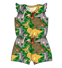 Load image into Gallery viewer, Prehistoric Pals Ivy Summer Romper