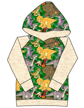 Load image into Gallery viewer, Prehistoric Pals Ladies Hoodie