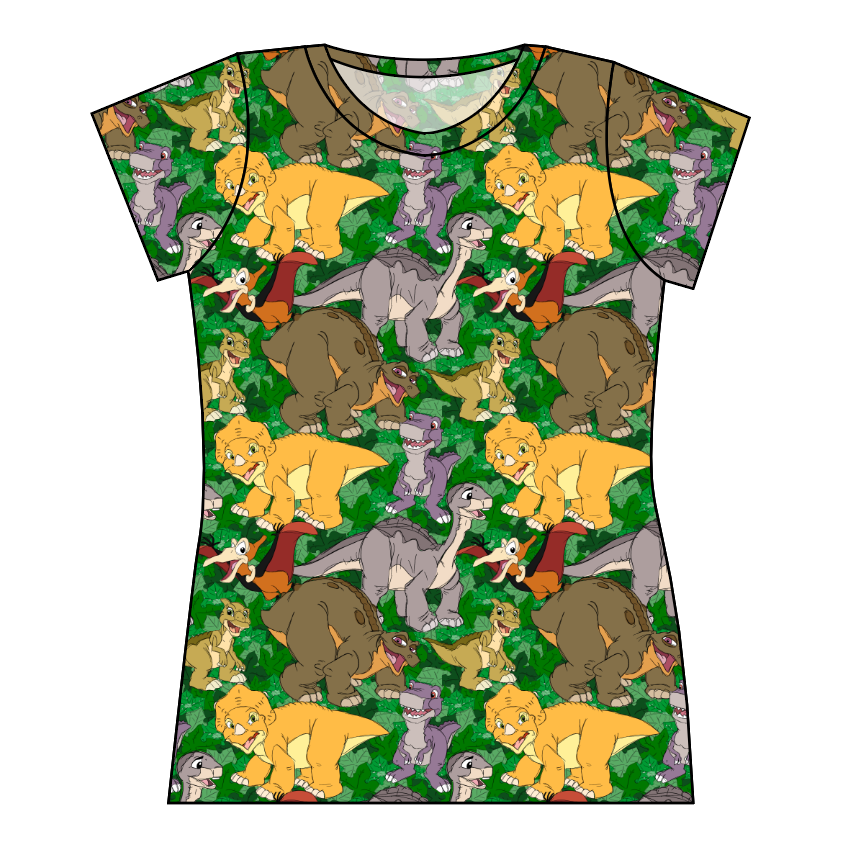 Prehistoric Pals Ladies' Basic Tee