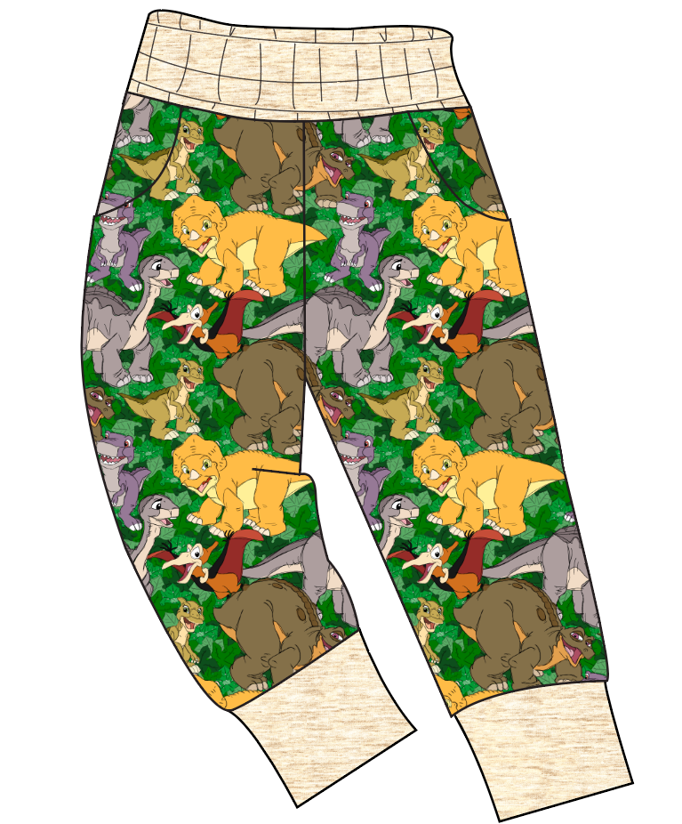 Prehistoric Pals Ladies' Joggers and Jogger Shorts