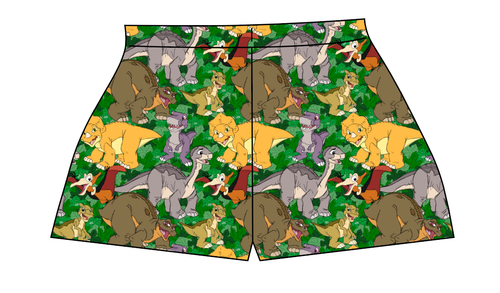 Prehistoric Pals Ladies' Lounge Shorts
